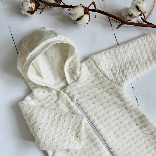 Комбинезон для новорожденного Bebika (20/13-2), состав: 80% натуральный хлопок, 20% полиэстер